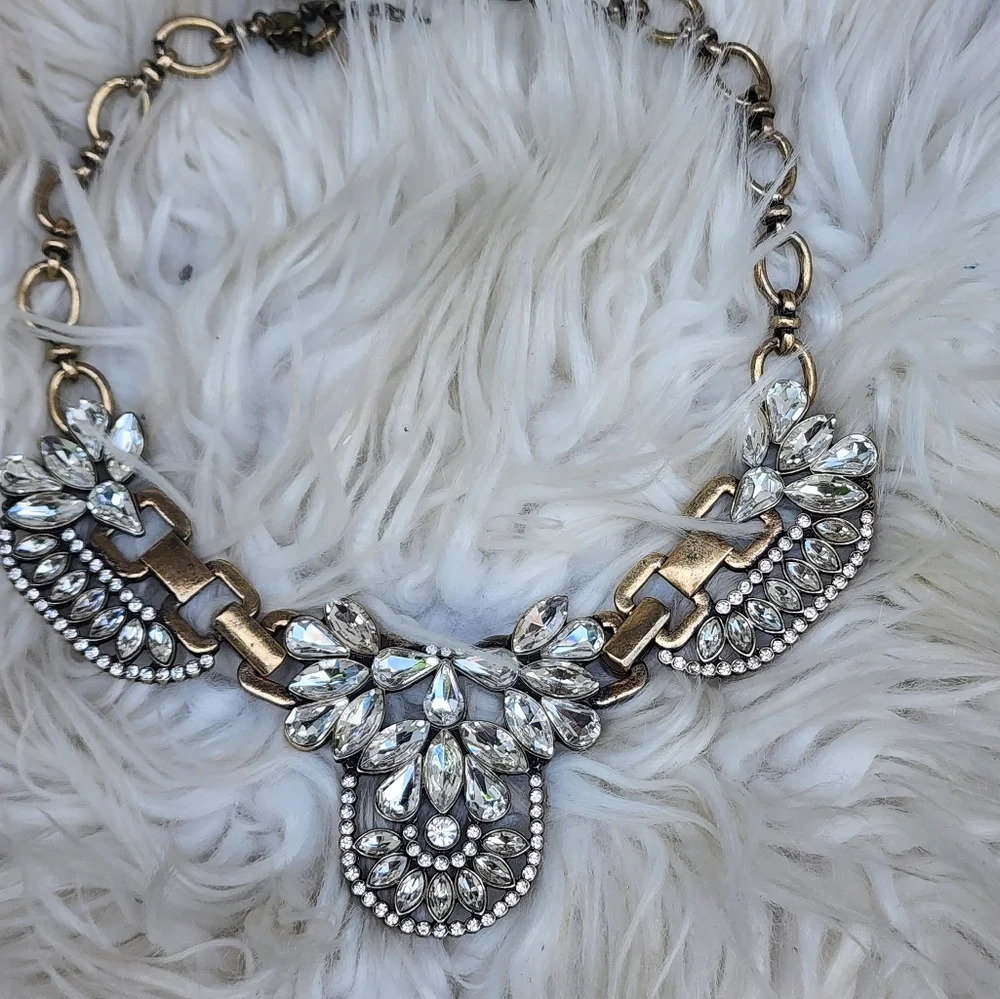 J.Crew super bling bold necklace NWOT - Picture 3 of 8